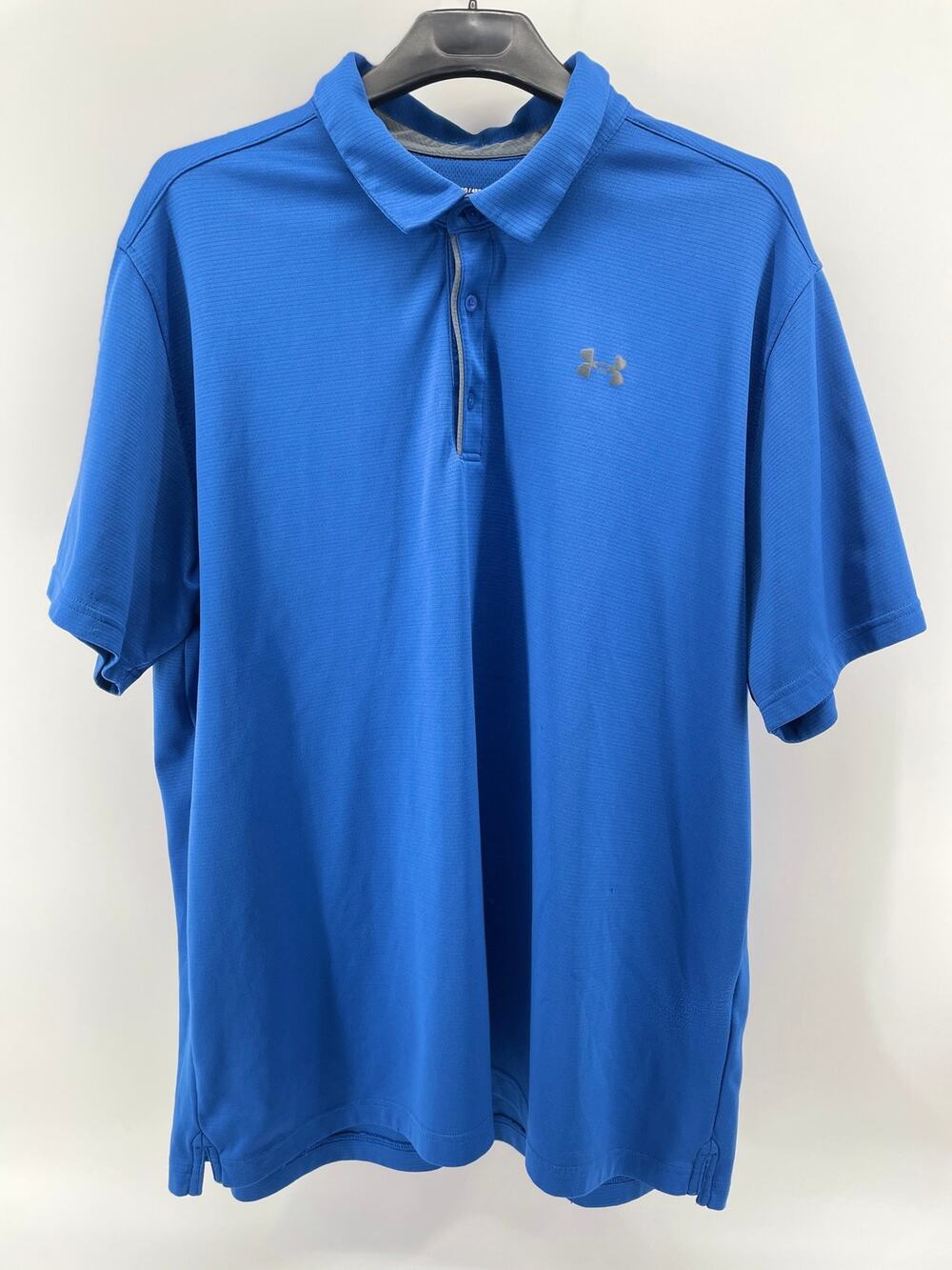 Under Armour Polo Shirt Men’s 4XLT Blue Loose Fit Logo
